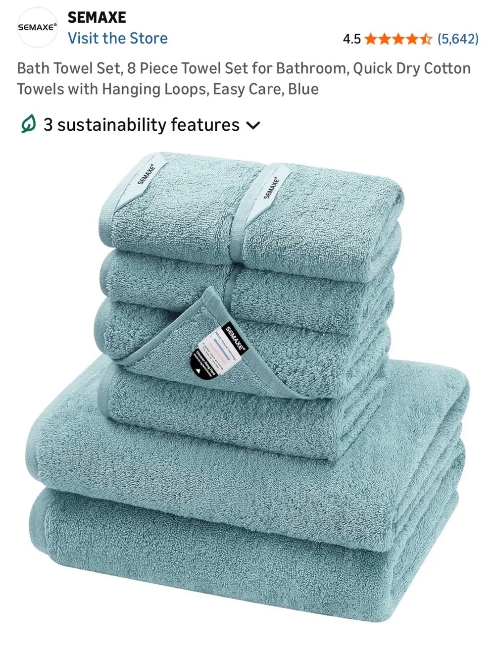 Colorful Red-Pink Gradient Bath Towel Set - 8pc